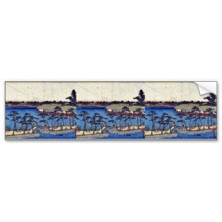 Benten Shrine, Shinobazu Pond by Ando, Hiroshige Bumper Sticker