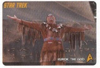 2009 Rittenhouse Star Trek The Original Series #254 Kurok the God Trading Card Entertainment Collectibles
