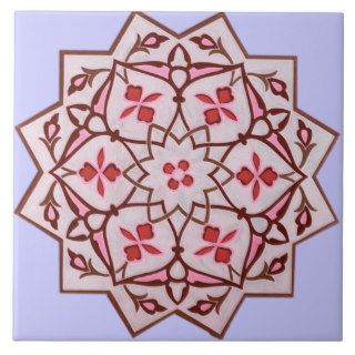 Vintage Star Shape Geometric Pattern Ceramic Tiles