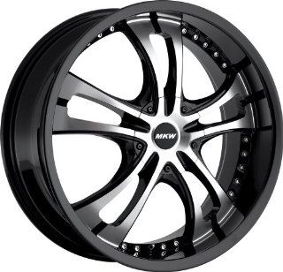 MKW M101 16 Black Wheel / Rim 4x100 & 4x4.5 with a 40mm Offset and a 73.00 Hub Bore. Partnumber M101 1670000840B: Automotive