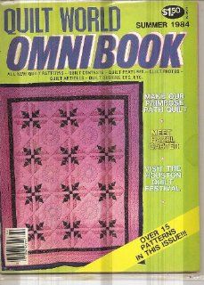 Quilt World Omnibook Magazine, Summer 1984 (Volume 6, Number 2): Barbara Hall Pedersen: Books