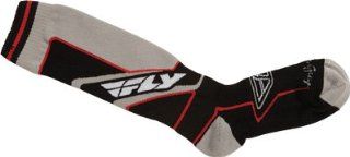 FLY MOTO SOCK THICK BK/RED L/X, FLY Part Number: 350 0270L WPS, Stock photo   actual parts may vary.: Automotive