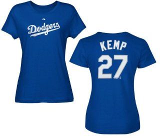 Los Angeles Dodgers Matt Kemp Womens Name and Number T Shirt : Football Apparel : Sports & Outdoors