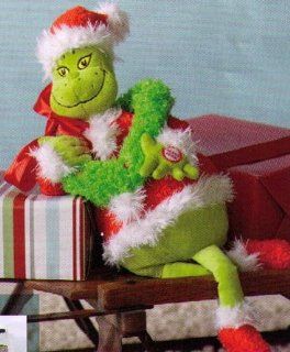 HALLMARK Dr. Suess GRINCHY CLAUS Grinch Plush with Lights and Sound: Toys & Games