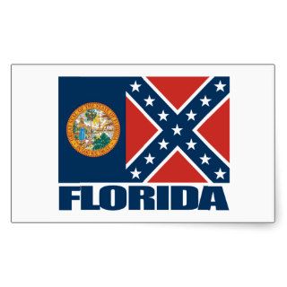 Florida Rebel Pride Rectangular Sticker