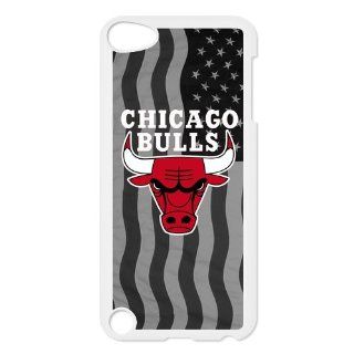 White NBA Chicago Bulls IPod Touch 5th case, Chicago Bulls IPod 5 case cover at abcabcbig store : MP3 Players & Accessories