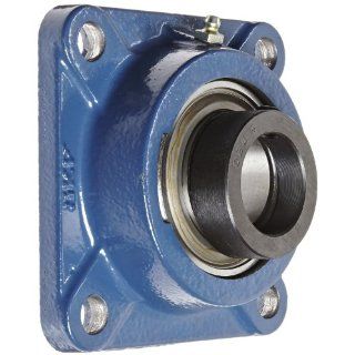 SKF FY FM Series Ball Bearing Flange Unit, 4 Bolt Holes, Eccentric Collar, Regreasable, Contact Seals, Cast Iron, Inch: Flange Block Bearings: Industrial & Scientific