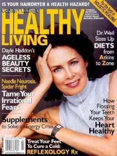 Healthy Living Magazine   March / April 2000: Dayle Haddon's Beauty Secrets, Reflexology, and More! (Single Issue Magazine): Editors of Healthy Living Magazine: Books