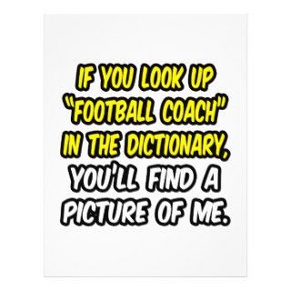 Football Coach In DictionaryMy Picture Flyers
