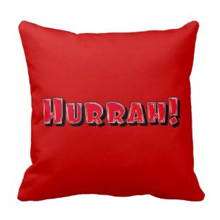 Hurrah! Expression Hooray Pillows