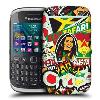Head Case Designs Rasta Sticker Happy Design Back Case Cover for BlackBerry Curve 9320: Cell Phones & Accessories