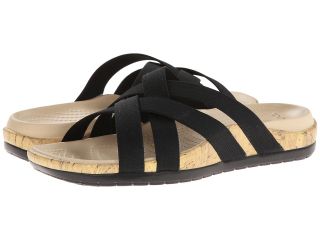Crocs Edie Stretch Sandal Womens Shoes (Black)