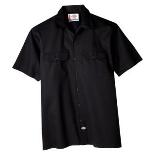 Dickies Mens Original Fit Short Sleeve Work Shirt   Black 5X