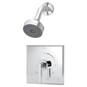 Symmons Duro Single Handle Shower Faucet Trim Only in Chrome 3601 TRM
