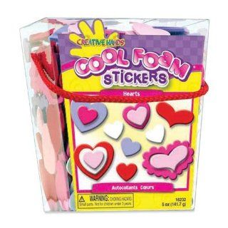 Sticker Foam Hearts, 3 Heart Size, Assorted : Decorative Stickers : Everything Else