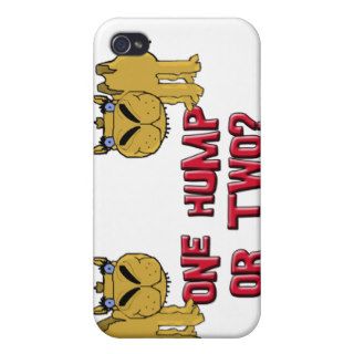 One Hump or Two Schnozzle Camel Cartoon Cover For iPhone 4