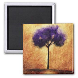 Cotton Candy Tree (Purple) Magnet