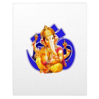 Ganesh Ganesha Ganapati Hindu Elephant Deity Photo Plaques