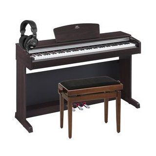 Yamaha YDP 141 R Arius Digitalpiano Set (Rosenholz) inkl. Pianobank und Kopfhörer: Musikinstrumente