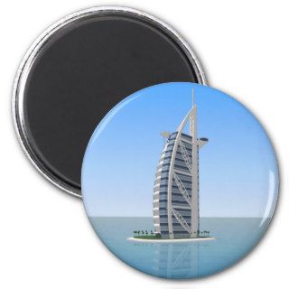 Burj Al Arab Hotel Dubai: 3D Model: Refrigerator Magnets