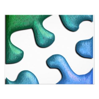 Jigsaw Puzzle Piece Invitation