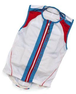 Alpina Kinderprotektor Jacket Soft Protector Kids (Größe: S = Körpergröße ca. 149 164 cm, Farbe: 15 weiß/argile): Sport & Freizeit