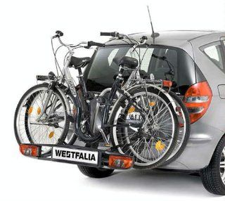 Westfalia Portilo Heckträger für 2 Fahrräder   Sofort einsetzbar und erweiterbar für den Transport eines 3. Fahrrads: Auto