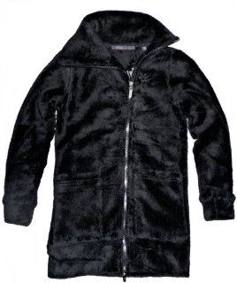 Emoi Mädchen Fleecejacke/Sweatshirt/Fell Jacke,schwarz,Größe 164: Baby