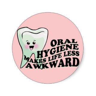Dentist and Dental Hygienist Gifts Sticker