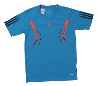 Adidas UEFA Champions League ClimaLite Jersey Young Kinder Fussball Trikots T Shirts Fußball Soccer Football Oberteile Tops UCL JSY Y blau 128: Sport & Freizeit