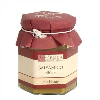 Balsamico mit Honig Senf   6 Gläser â 175 ml   Gourmet Feinkost Senfe: Lebensmittel & Getränke