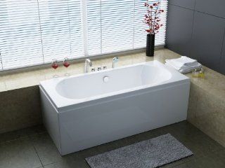 BERNSTEIN Acryl Badewanne 170x75 + Rahmen + Ab + Überlauf 1701: Küche & Haushalt