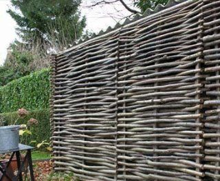 Haselnuss Zaun mit 180 x 150cm Modell Sommer   Sichtschutzzaun: Garten