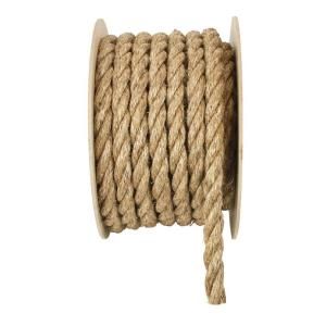 Crown Bolt 1 in. x 75 ft. Natural Manila Rope 64660