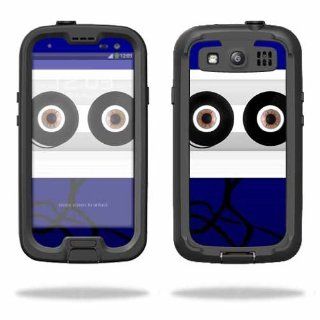 Protective Vinyl Skin Decal Cover for LifeProof Samsung Galaxy S III S3 Case fre Sticker Skins Cassette Head Cell Phones & Accessories