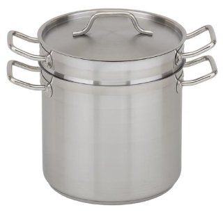 Royal Industries (ROY SS DB 8)   8 Qt Induction Ready Stainless Steel Double Boiler: Kitchen & Dining