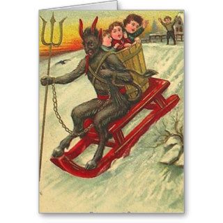 Krampus & His Trident Cards