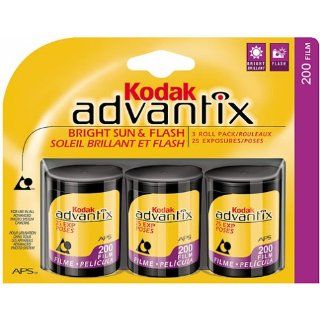 Kodak Advantix 200 Speed 25 Exposure APS Film   3 Pack : Photographic Film : Camera & Photo
