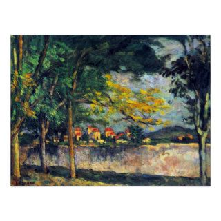 Into Street by Paul Cezanne Print