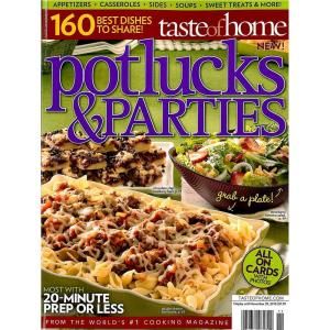 Taste of Home Potlucks and Parties Magazine 08279