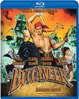 The Buccaneer [Blu ray]: Yul Brynner, Charlton Heston, Claire Bloom, Charles Boyer, Inger Stevens, E.G. Marshall, Lorne Greene, Anthony Quinn, Cecil B. DeMille: Movies & TV