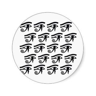 Eye of Horus Hieroglyphics Sticker