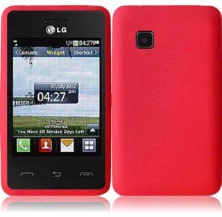 For LG 840G LG840G Silicone Jelly Skin Cover Case Red Accessory: Cell Phones & Accessories