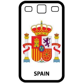 Spain   Country Coat Of Arms Flag Emblem Black Samsung Galaxy S3 i9300 Cell Phone Case   Cover: Cell Phones & Accessories