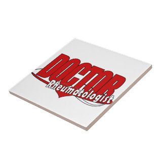 LOGO DOCTOR Rheumatologist Ceramic Tiles