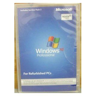 Microsoft Windows XP Professional SP3 32 bit for System Builders   1 pack Software