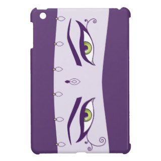 Oriental Dancer In Purple Face With Green Eyes Case For The iPad Mini