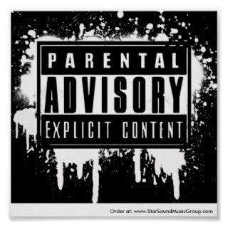 Parental Advisory Poster