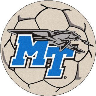 FANMATS NCAA Middle Tennessee State Univ Blue Raiders Nylon Face Soccer Ball Rug: Automotive