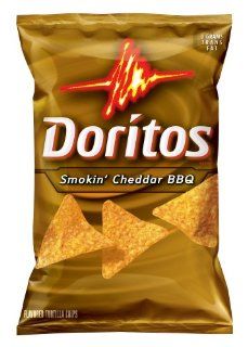 Doritos Tortilla Chips, Smokin' Cheddar Barbeque, 1 Ounce Packages (Pack of 104)  Corn Chips  Grocery & Gourmet Food